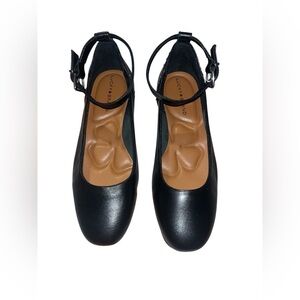 Lucky Brand Black Ankle Strap Heels